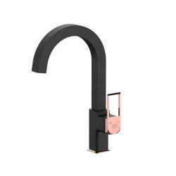 GPD Quadro Tek Gövde Eviye Bataryası Siyah Rose Gold