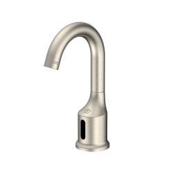 GPD Fotoselli Lavabo Bataryası (Çift Su Girişli) Fırçalı Nikel FLB11-FN