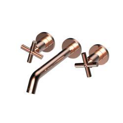 GPD Nino Duvardan Ankastre Lavabo Bataryası Rose Gold (PVD)
