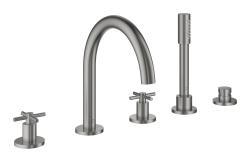 GROHE Atrio 5 delikli küvet bataryası Supersteel Infinity Kaplama 29408DC0