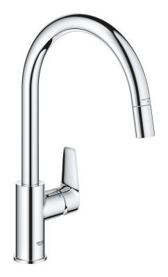 GROHE BauEdge Tek kumandalı eviye bataryası Krom 30536000