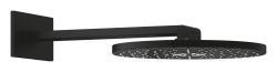 GROHE Rainshower Aqua Yuvarlak tepe duşu seti, 360 mm, 2 fonksiyonlu Siyah Phantom Black