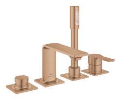 GROHE Allure Dört delikli küvet bataryası Bronz Brushed Warm Sunset