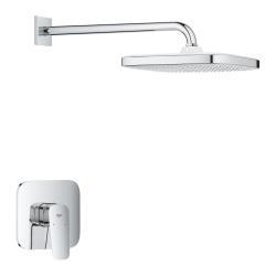 GROHE Cubeo Tempesta 250 ile ankastre duş sistemi Krom 1053340000