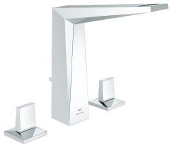GROHE Allure Brilliant 3 delikli lavabo bataryası L-Boyut Krom 20627000