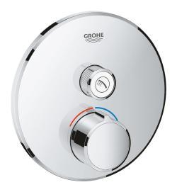 GROHE SmartControl Tek valfli akış kontrollü ankastre duş bataryası Krom 29144000