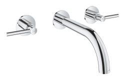 GROHE Atrio 3 delikli lavabo bataryası 1/2" M-Boyut Krom