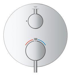 GROHE Atrio Ankastre termostatik banyo bataryası Krom
