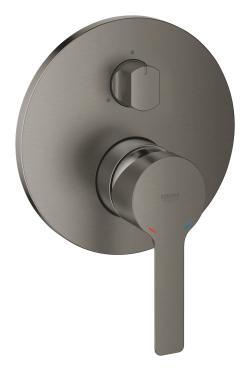 GROHE Lineare Tek kumandalı 3 yönlü banyo bataryası Antrasit Brushed Hard Graphite