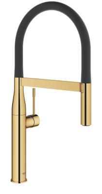GROHE Essence Tek kumandalı eviye bataryası Altın Cool Sunrise 30294GL0