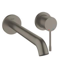 GROHE Essence İki delikli lavabo bataryası L-Boyut Antrasit Brushed Hard Graphite 29193AL1