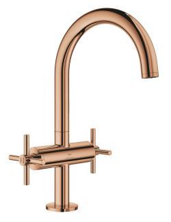 GROHE Atrio Tek delikli lavabo bataryası 1/2" L-Boyut Bronz Warm Sunset 21144DA0