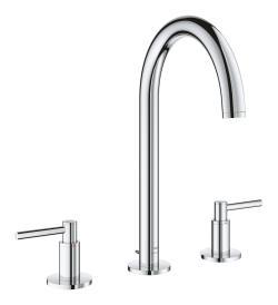 GROHE Atrio 3 delikli lavabo bataryası L-Boyut Krom 20649000