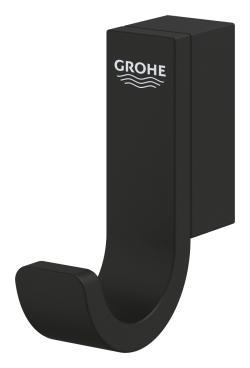 GROHE Selection Tekli havlu askısı Siyah Phantom Black