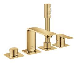 GROHE Allure Dört delikli küvet bataryası Altın Cool Sunrise