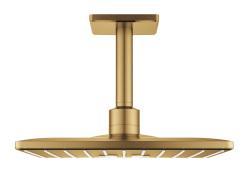 GROHE Rainshower SmartActive 310 Cube Tepe duşu seti 142 mm, 2 akışlı Altın Brushed Cool Sunrise