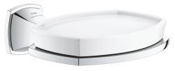 GROHE Grandera Seramik sabunluk ve tutacağı Krom