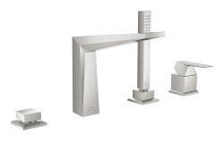 GROHE Allure Brilliant Dört delikli küvet bataryası Supersteel Infinity Kaplama