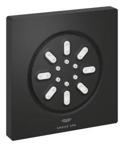 GROHE Rainshower Aqua Köşeli yan duş, 2 fonksiyonlu Siyah Phantom Black
