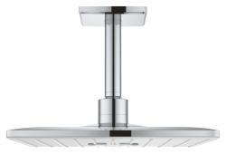 GROHE Rainshower SmartActive 310 Cube Tepe duşu seti 142 mm, 2 akışlı Beyaz