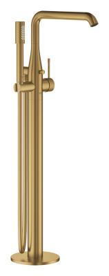 GROHE Essence Yerden küvet bataryası Altın Brushed Crafted Cool Sunrise