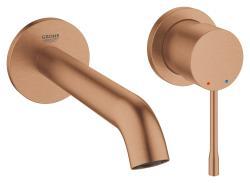 GROHE Essence İki delikli lavabo bataryası M-Boyut Bronz Brushed Warm Sunset 19408DL1