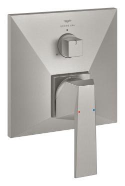 GROHE Allure Brilliant Tek kumandalı 3 yönlü banyo bataryası Supersteel Infinity Kaplama