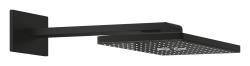 GROHE Rainshower Aqua Tepe duşu seti 400 x 230 mm, 2 fonksiyonlu Siyah Phantom Black