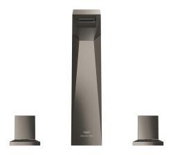 GROHE Allure Brilliant 3 delikli lavabo bataryası L-Boyut Antrasit Brushed Hard Graphite 20627AL0