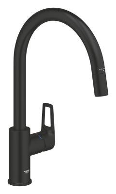 GROHE Start Loop Tek kumandalı eviye bataryası Siyah Matt Black 305562430