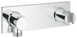 GROHE Grohtherm F Duvar üstü duş askısı ve duş çıkış dirseği seti Krom