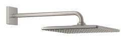 GROHE Rainshower Mono 310 Cube Tepe duşu seti 422 mm, tek akışlı Supersteel Infinity Kaplama