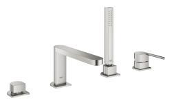 GROHE Plus Dört delikli küvet bataryası Supersteel Infinity Kaplama