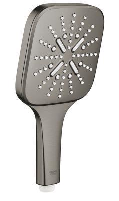 GROHE Rainshower SmartActive 130 Cube El duşu 3 akışlı Antrasit Brushed Hard Graphite