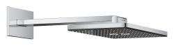 GROHE Rainshower Aqua Tepe duşu seti 400 x 230 mm, 2 fonksiyonlu Krom, siyah