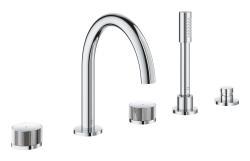 GROHE Atrio Private Collection 5 delikli küvet bataryası Krom 25226000