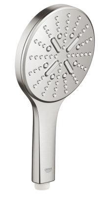 GROHE Rainshower SmartActive 130 El duşu 3 akışlı Supersteel Infinity Kaplama
