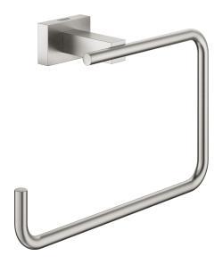 GROHE Essentials Cube Halka havluluk Supersteel Infinity Kaplama