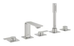 GROHE Allure 5 delikli küvet bataryası Supersteel Infinity Kaplama