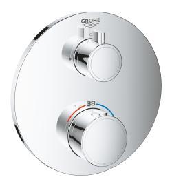 GROHE Grohtherm Ankastre termostatik banyo bataryası Krom 24075000