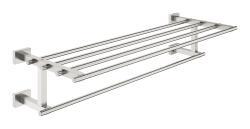 GROHE Essentials Cube Banyo havluluğu Supersteel Infinity Kaplama