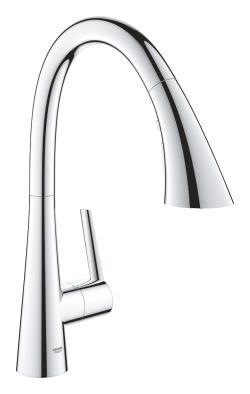 GROHE Zedra Tek kumandalı eviye bataryası Krom 32294002