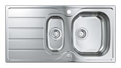 GROHE K200 Damlalıklı paslanmaz çelik eviye Paslanmaz Çelik Brushed Stainless Steel 31564SD1