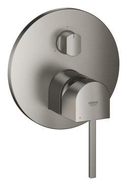 GROHE Plus Tek kumandalı 3 yönlü banyo bataryası Antrasit Brushed Hard Graphite