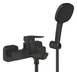GROHE Cubeo Tek kumandalı banyo bataryası Siyah Matt Black 1018142430