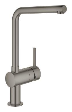 GROHE Minta Tek kumandalı eviye bataryası Antrasit Brushed Hard Graphite 31375AL0