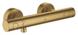 GROHE Grohtherm 1000 Cosmopolitan M Termostatik duş bataryası Altın Brushed Cool Sunrise