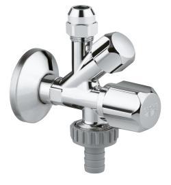 GROHE Bulaşık makinaları ve eviye bataryaları için çift çıkışlı musluk Krom 22035000