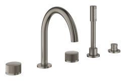 GROHE Atrio Private Collection 5 delikli küvet bataryası Antrasit Brushed Hard Graphite 25226AL0
