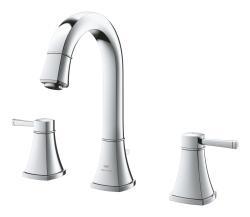 GROHE Grandera 3 delikli lavabo bataryası L-Boyut Krom 20619000